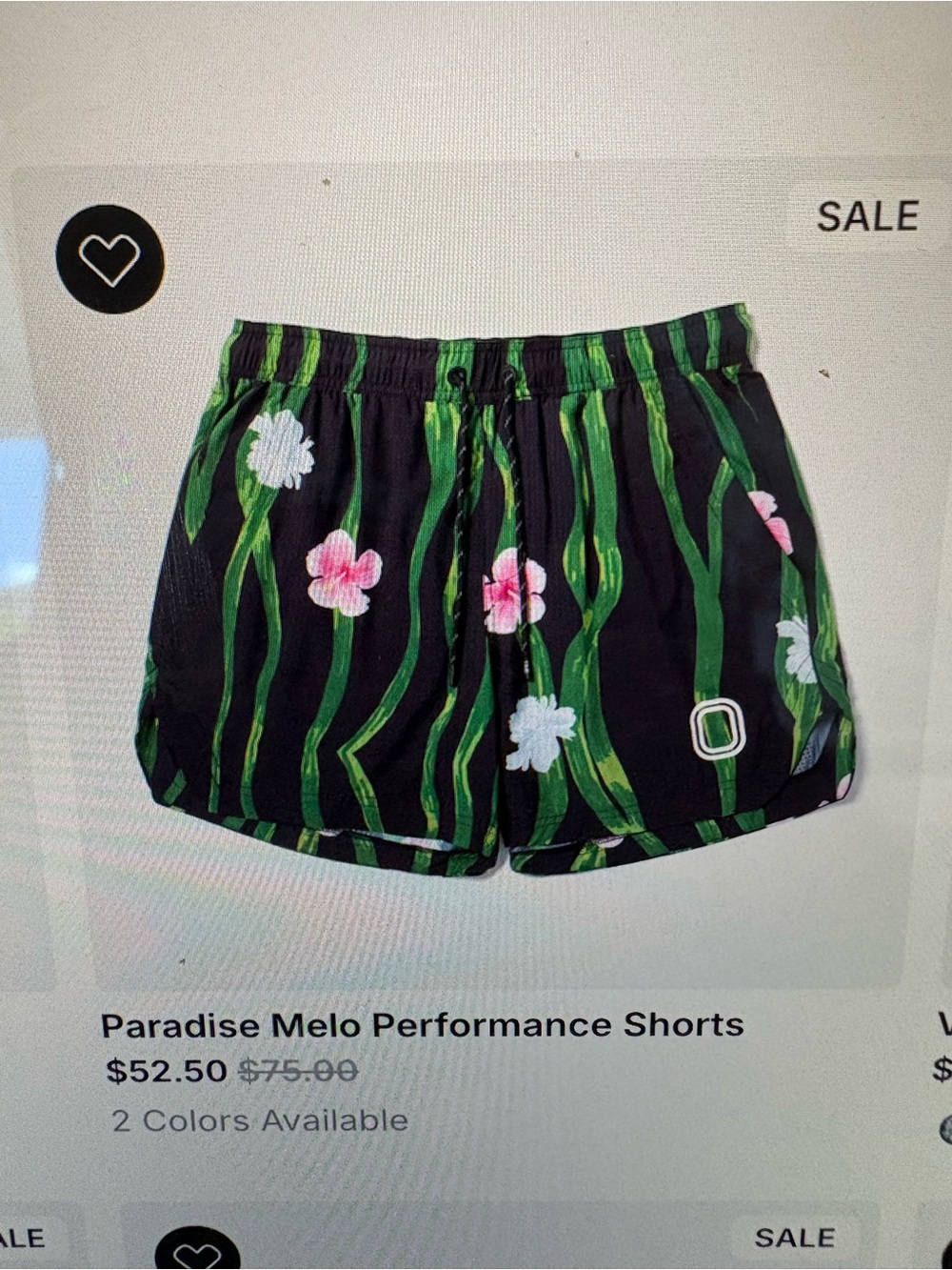 Overtime Paradise Melo Performance Shorts